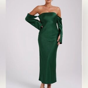 Elegant Green Maxi Dress